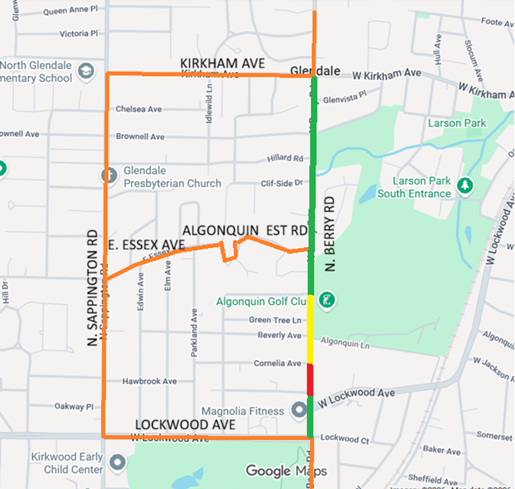 Water Main Repair Map